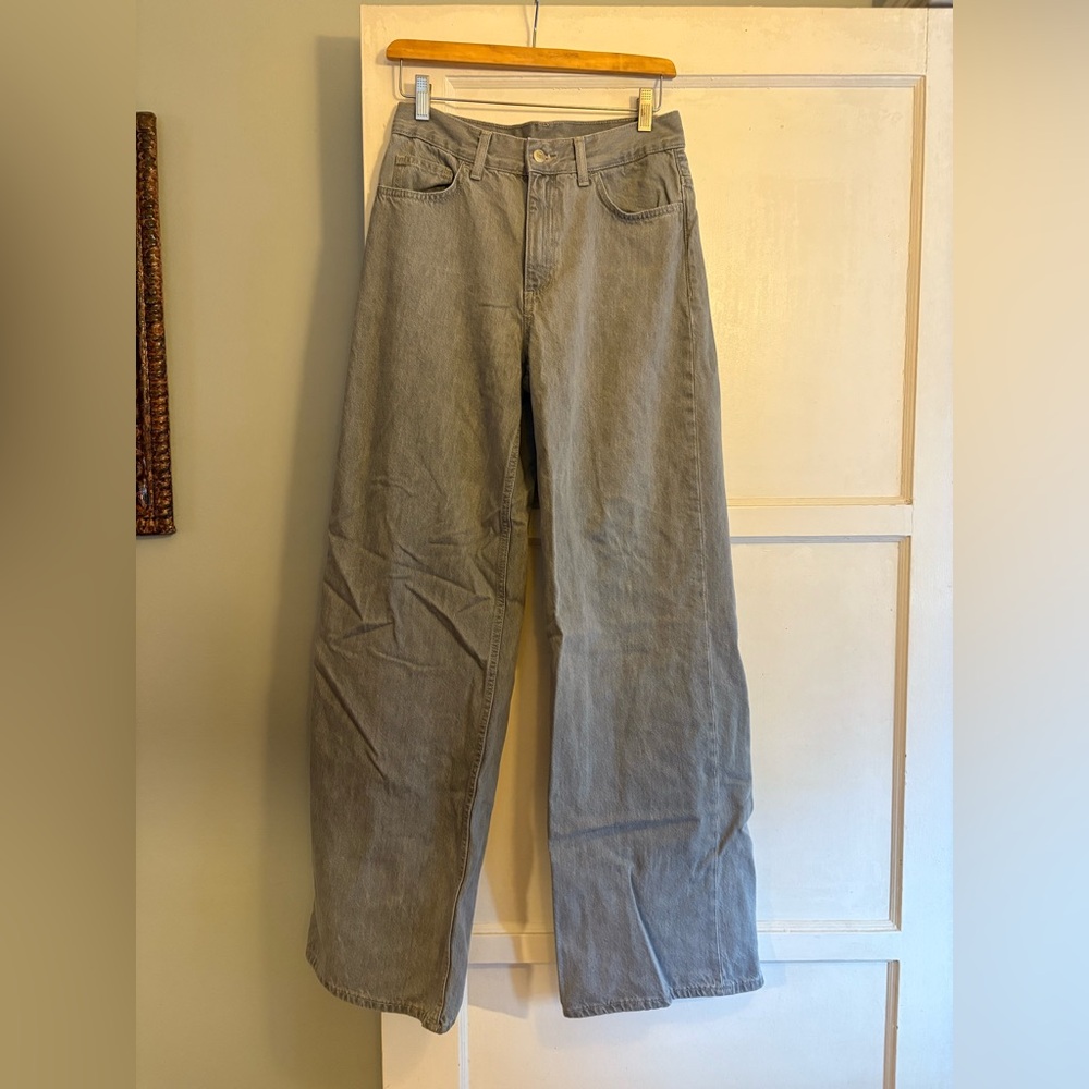 Zara gray denim jeans women’s sz 4